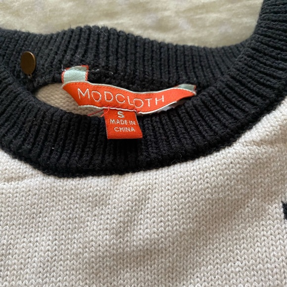 Cutest Sweater EVER! Panda Knit Sweater from ModCloth - Picture 2 of 4